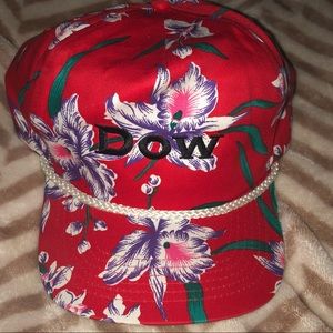 VTG SAN SUN FLORAL TRUCKER HAWAIIAN HAT SNAPBACK